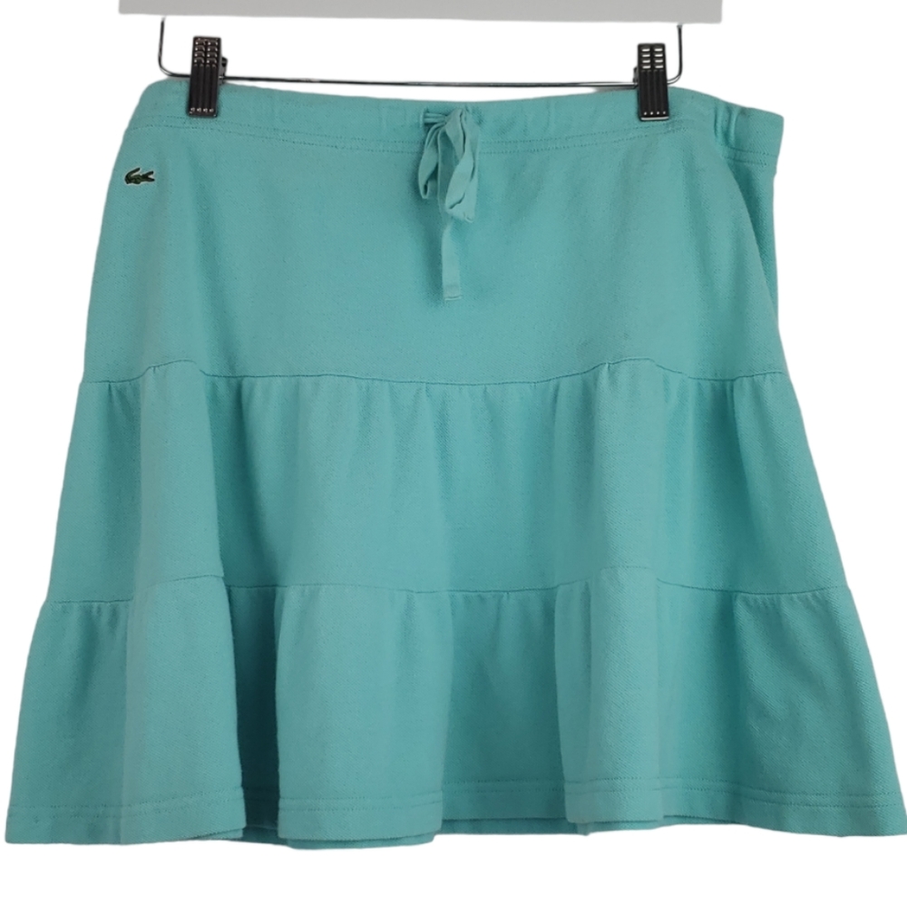 Lacoste Women's Pickleball/Tennis Shirt in Aqua Size EU 44